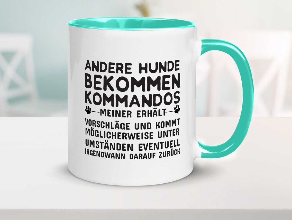 Hunde Training | Hundebesitzer Tasse Hundekommando lustig Tierliebhaber Humor