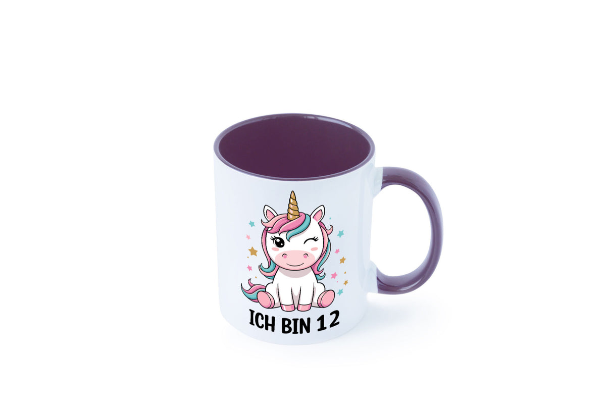 12. Geburtstag | 12 Jahre Einhorn Mädchen lustig Geschenkidee Geschenk Tasse