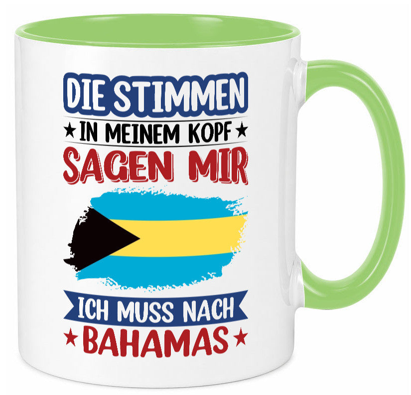 Bahamas | Urlaub Stimmen in meinem Kopf Traumland Geschenk Humor Geschenkidee
