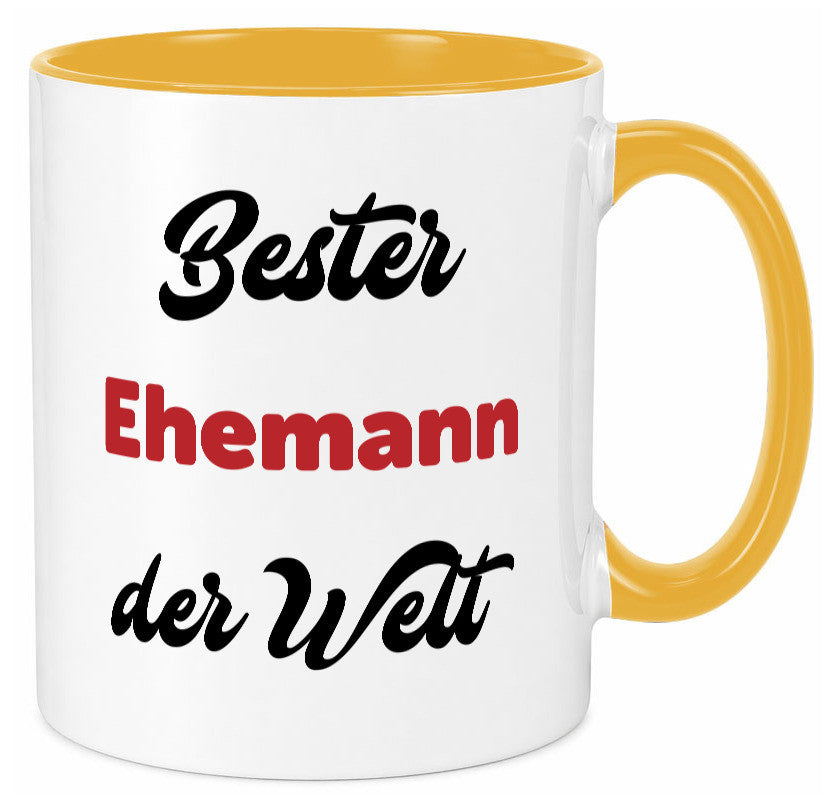 Bester Ehemann der Welt | Ehepaar Geschenkidee Humor Tasse