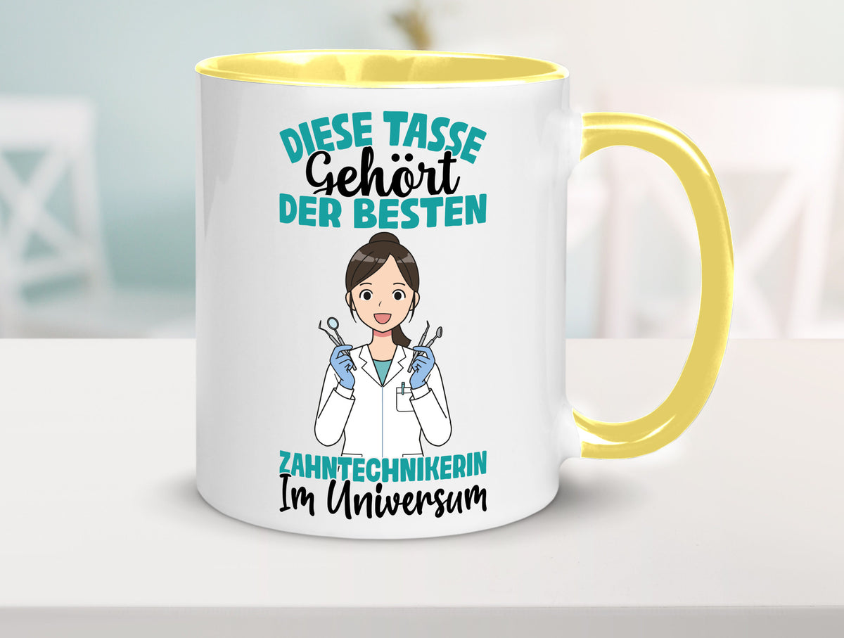 Im Universum: Zahntechnikerin | Zahnmedizin Humor Geschenkidee Tasse