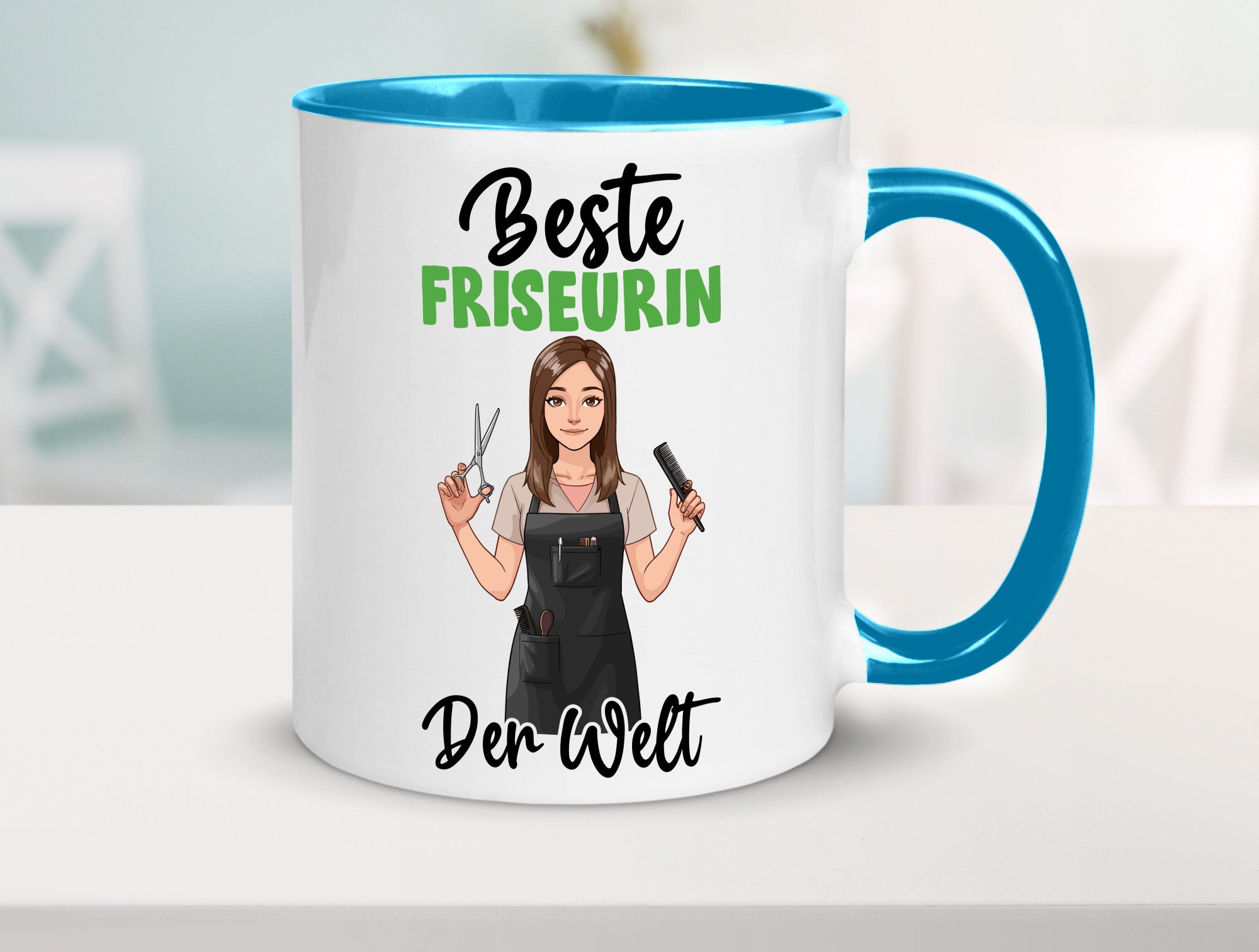 Beste Friseurin | Friseuse Frisuerin Geschenk Humor Geschenkidee lustiger