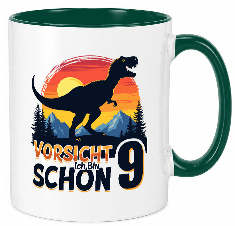 8. Geburtstag | 8 Jahre Dinosaurier v2 Geschenkidee Humor Tasse
