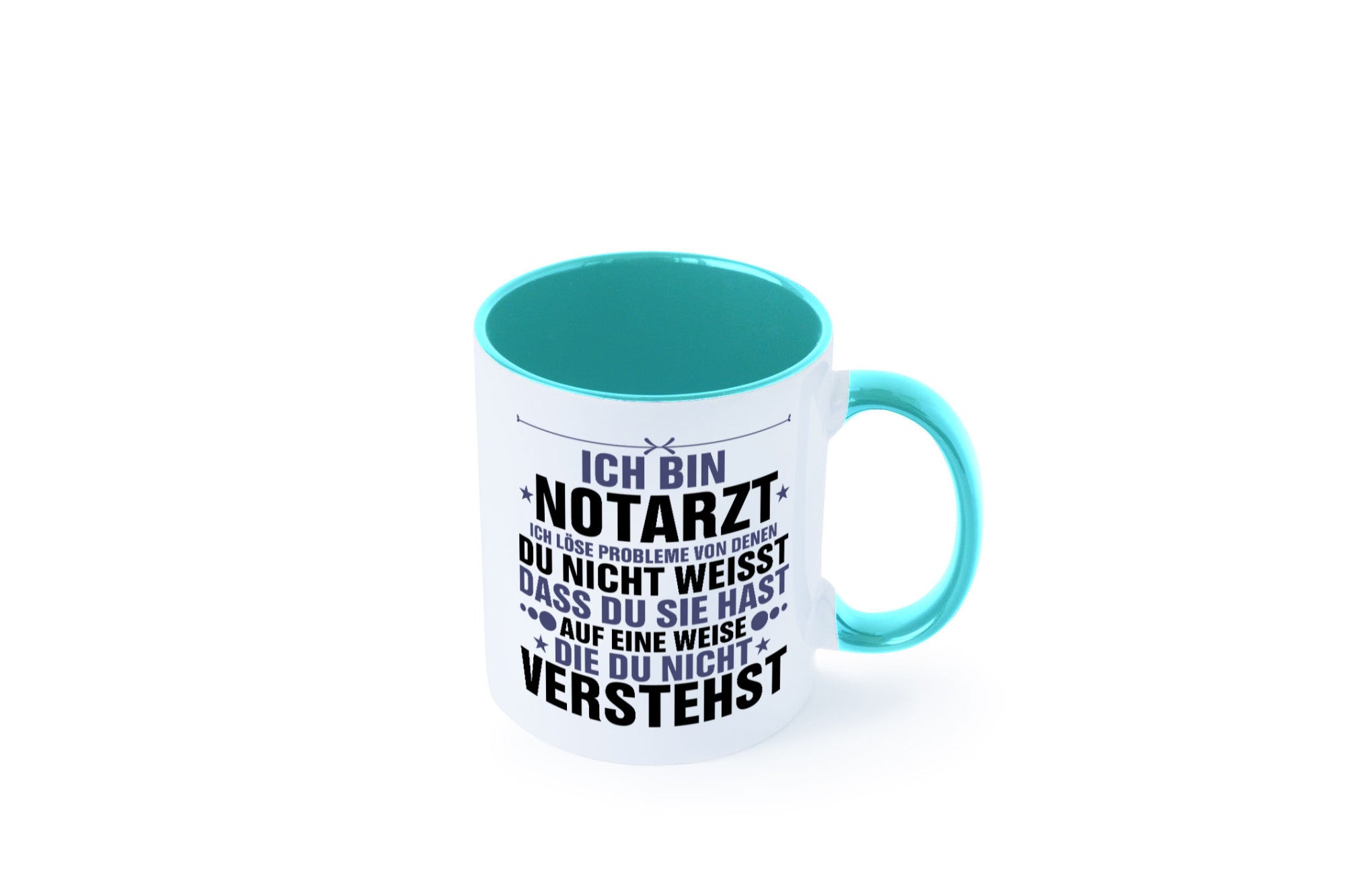 Löse Probleme: Notarzt | Arzt v2 Geschenkidee Humor Tasse