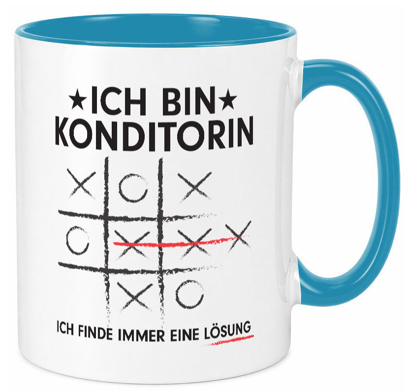 Löse Probleme: Konditorin | Konditorei lustiger Spruch Geschenk Humor