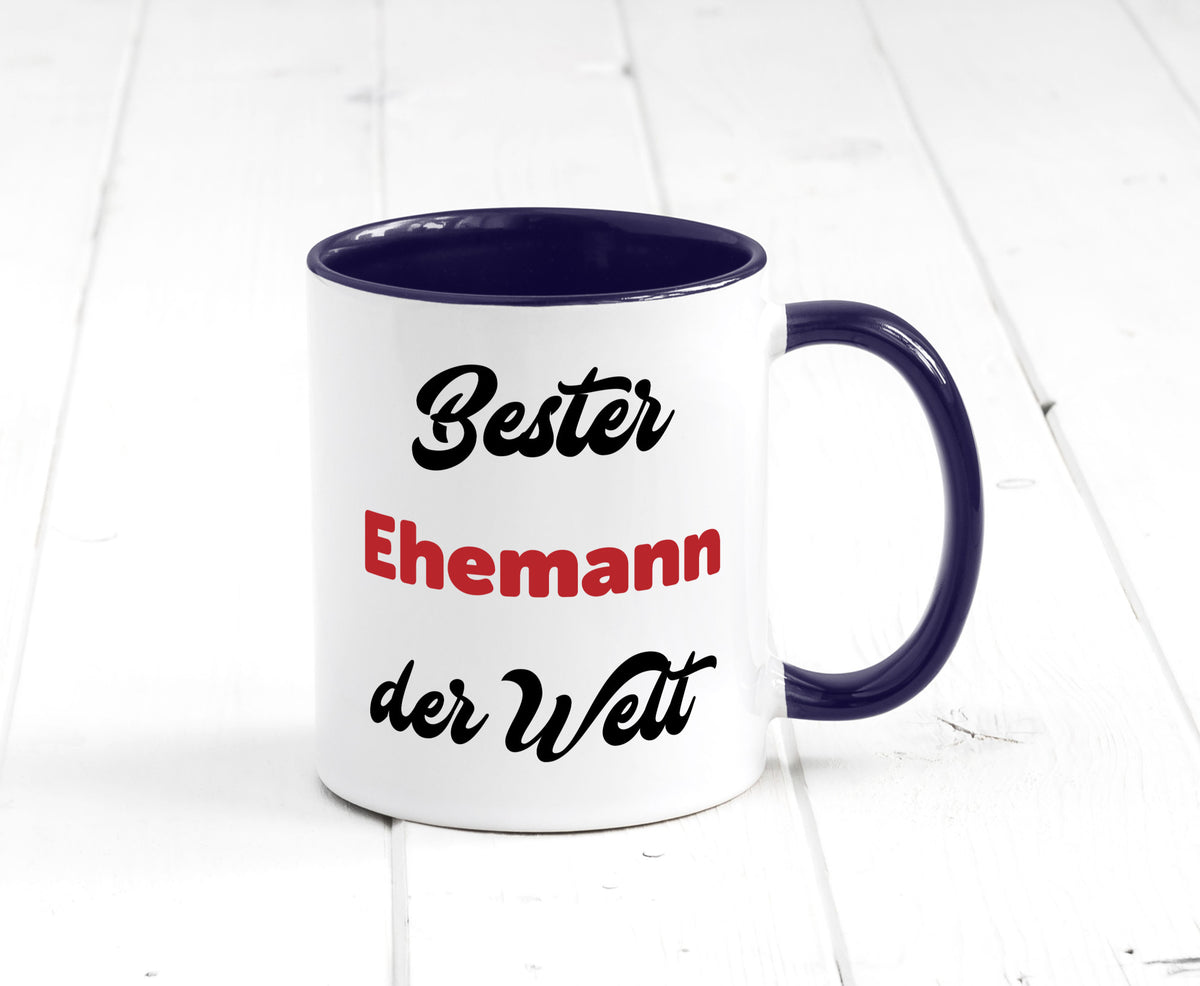 Bester Ehemann der Welt | Ehepaar Geschenkidee Humor Tasse