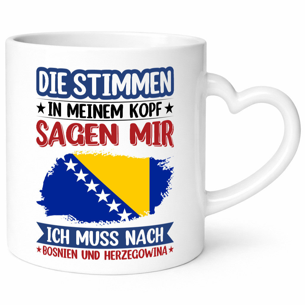 Bosnien und Herzegowina | Urlaub Stimmen in meinem Kopf Geschenk Humor