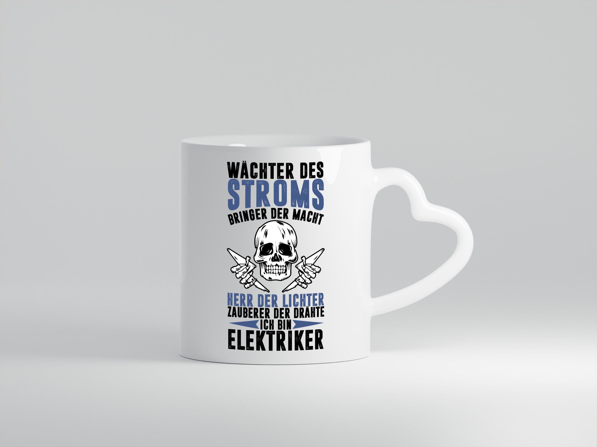 Ich bin Elektriker lustig Humor Geschenkidee Geschenk Tasse