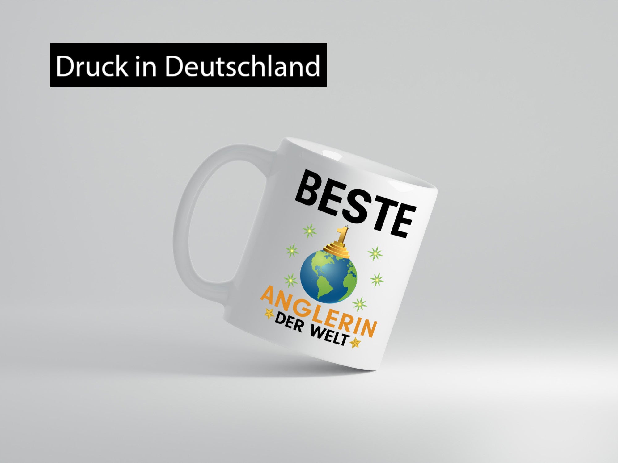 Welt Beste Anglerin | Angeln Fischerin Humor Geschenkidee Tasse