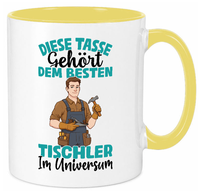 Im Universum: Tischler | Handwerk Beruf Tischlerei Geschenkidee Arbeit Kollegen Tasse