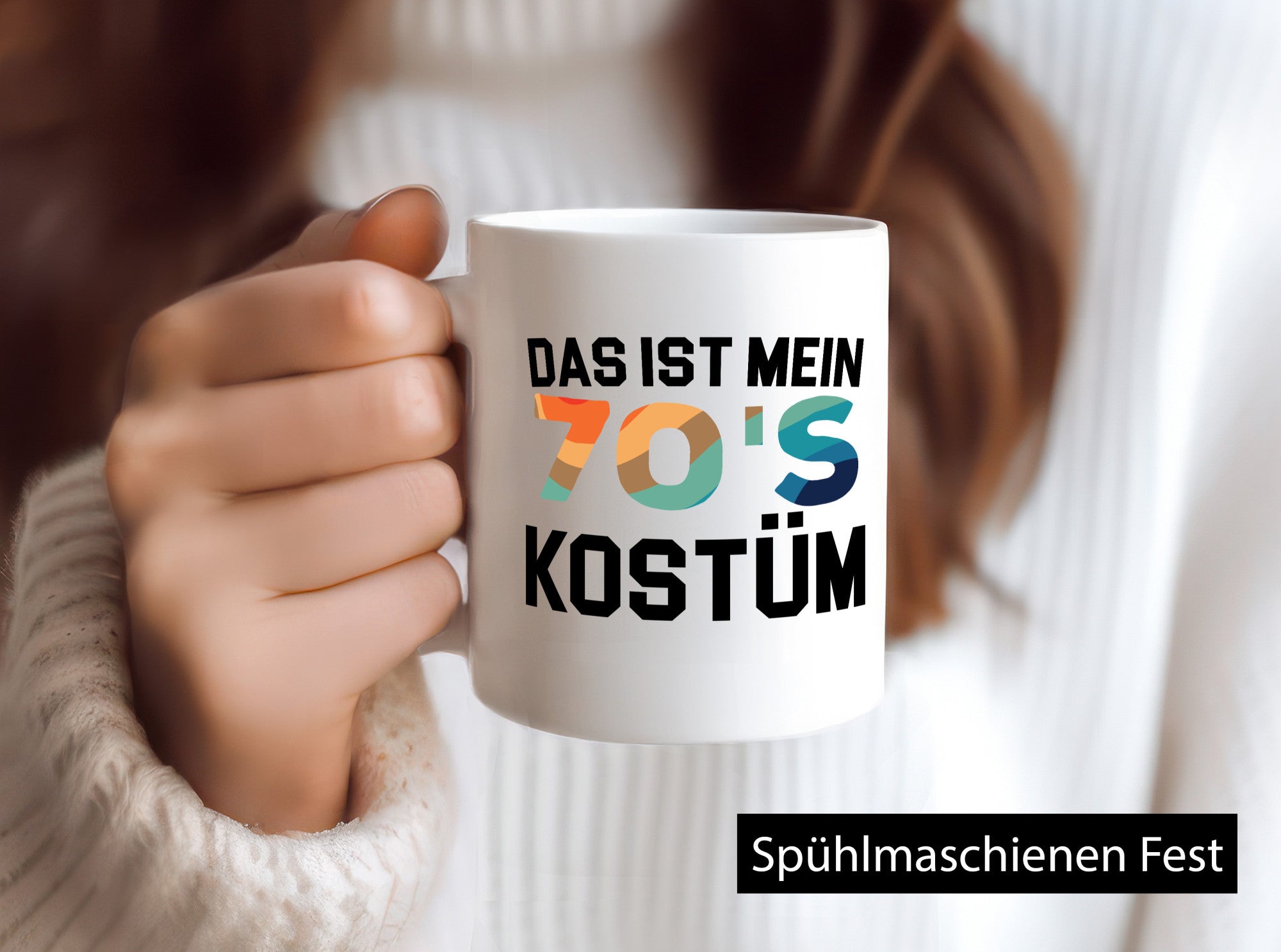 70er Kostem | Jahrgang 1970 Humor Geschenkidee Tasse