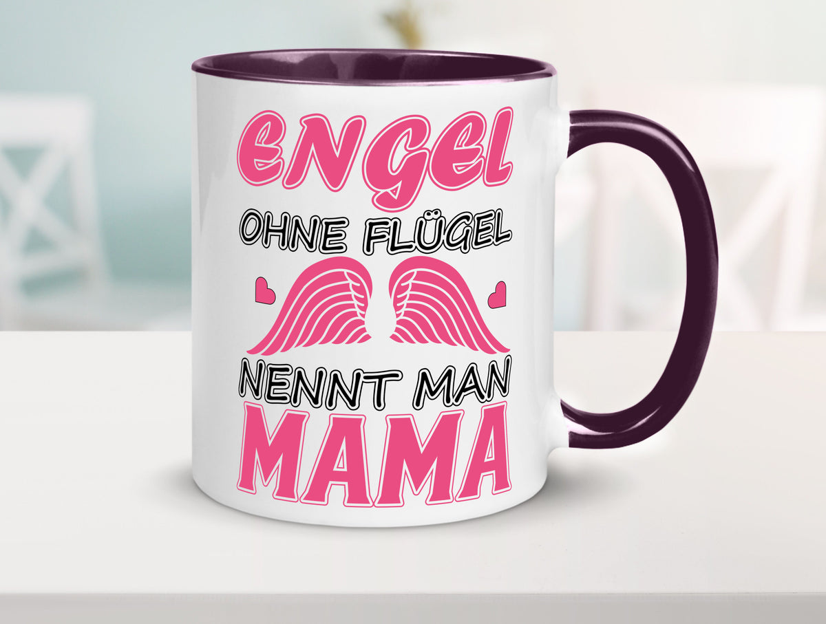 Mama Engel Humor Familie Geschenkidee Tasse