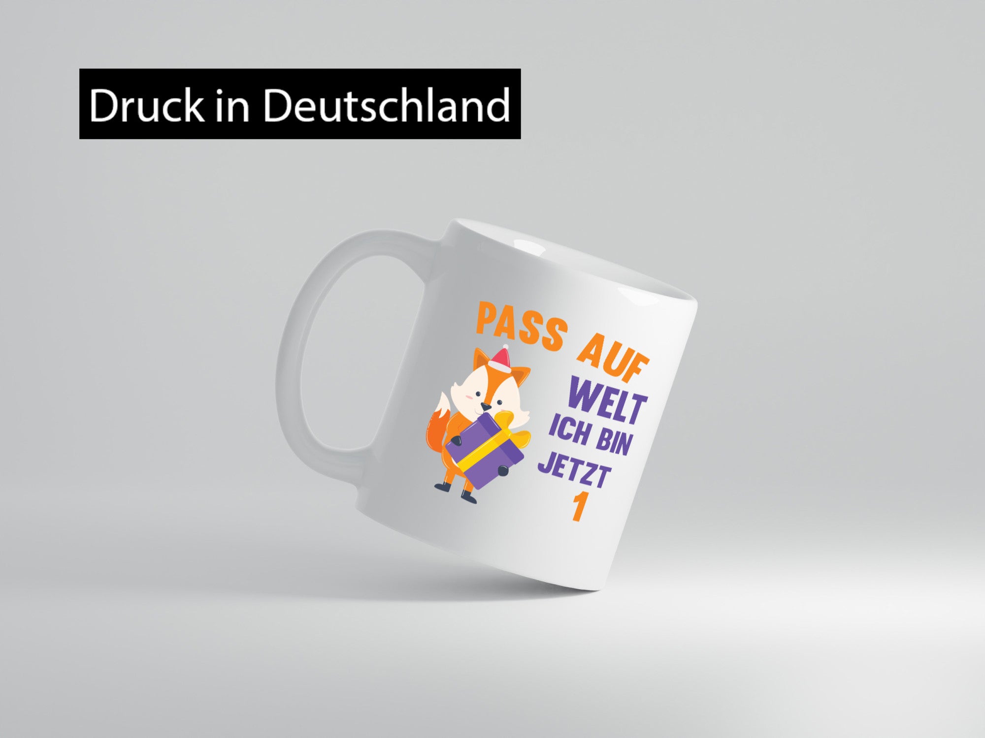 Pass auf Welt ich bin jetzt 1 | Baby Geburtstag lustiger Spruch Geschenk