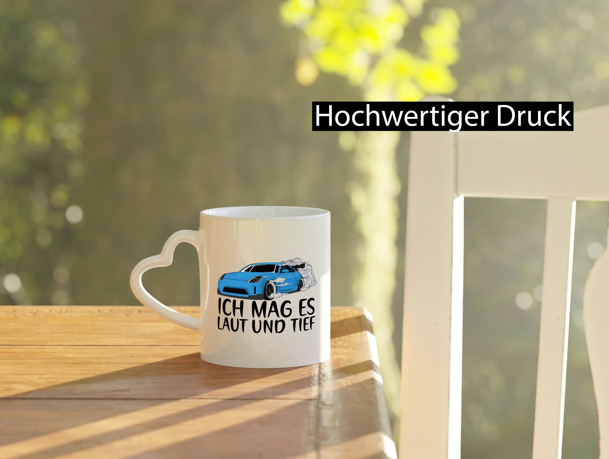 Ich mag es laut und tief | Motor Autofan Auto Tuning Geschenkidee Humor Tasse