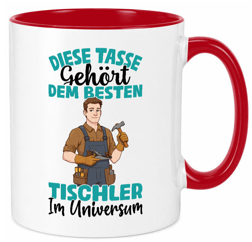 Im Universum: Tischler | Handwerk Beruf Tischlerei Geschenkidee Arbeit Kollegen Tasse