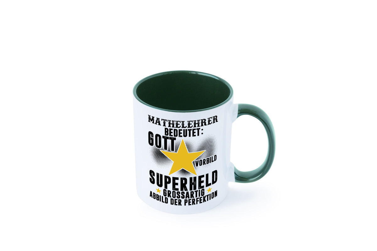 Bedeutung von Mathelehrer | Lehrer Mathe Humor Geschenkidee Tasse