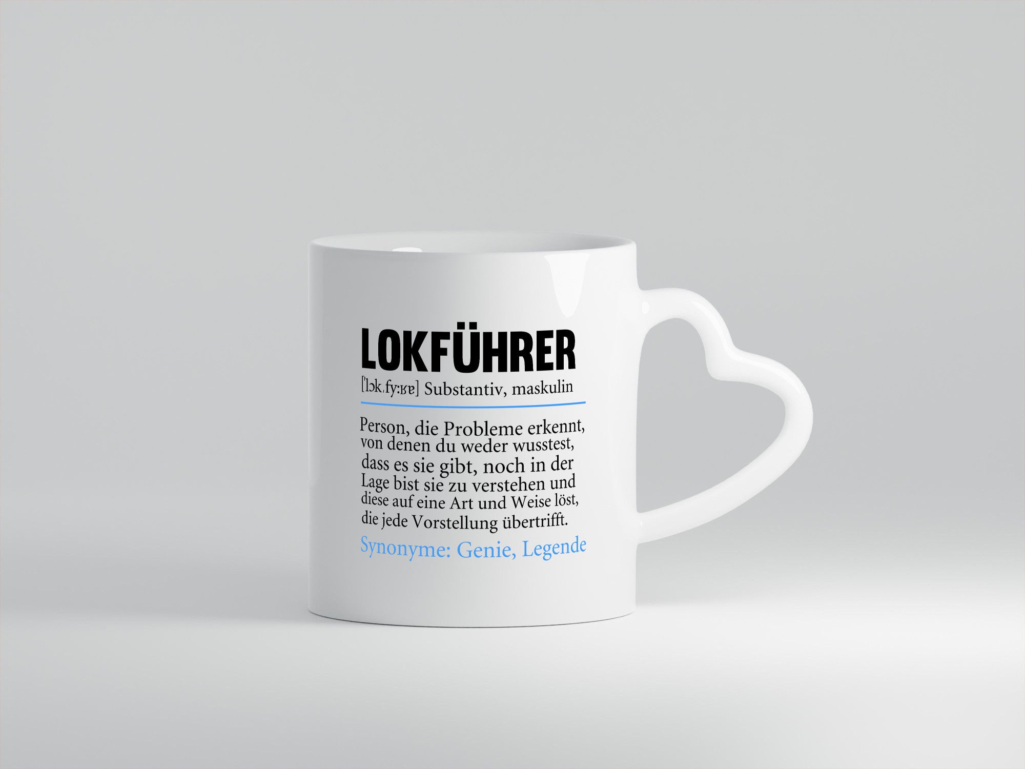 Lokführer | Spruch lustig Zug Beruf Humor Arbeit Kollegen Büro Geschenkidee