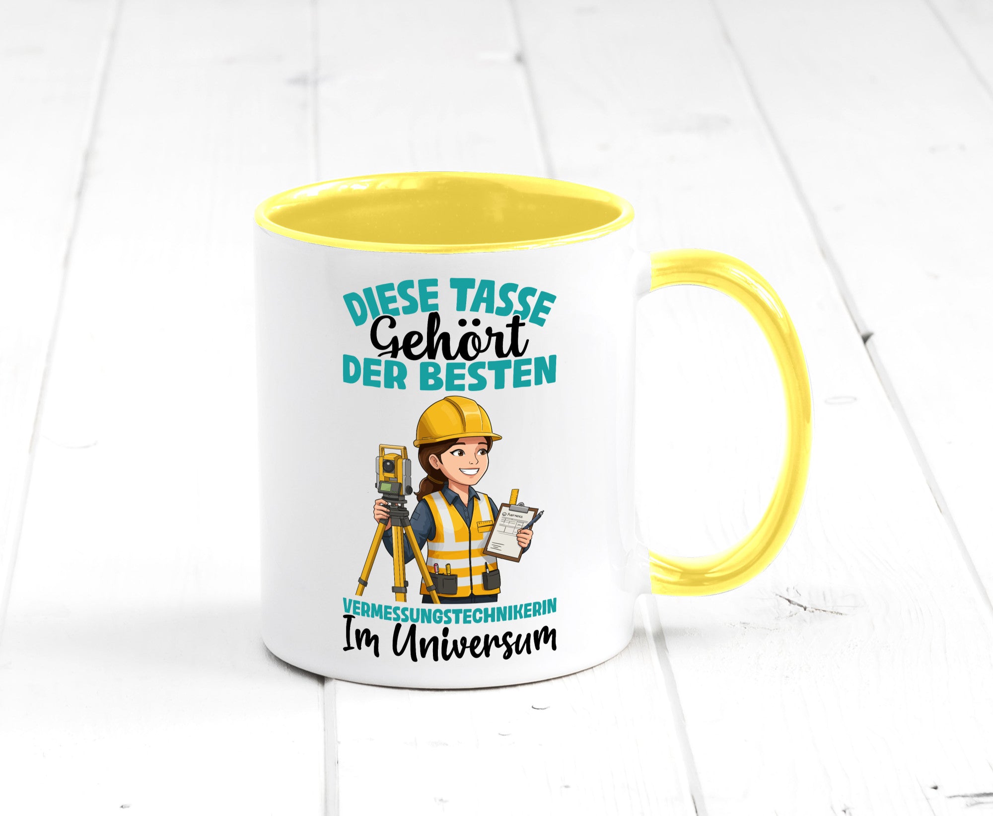 Im Universum: Vermessungstechnikerin | Techniker lustiger Spruch Geschenk Humor