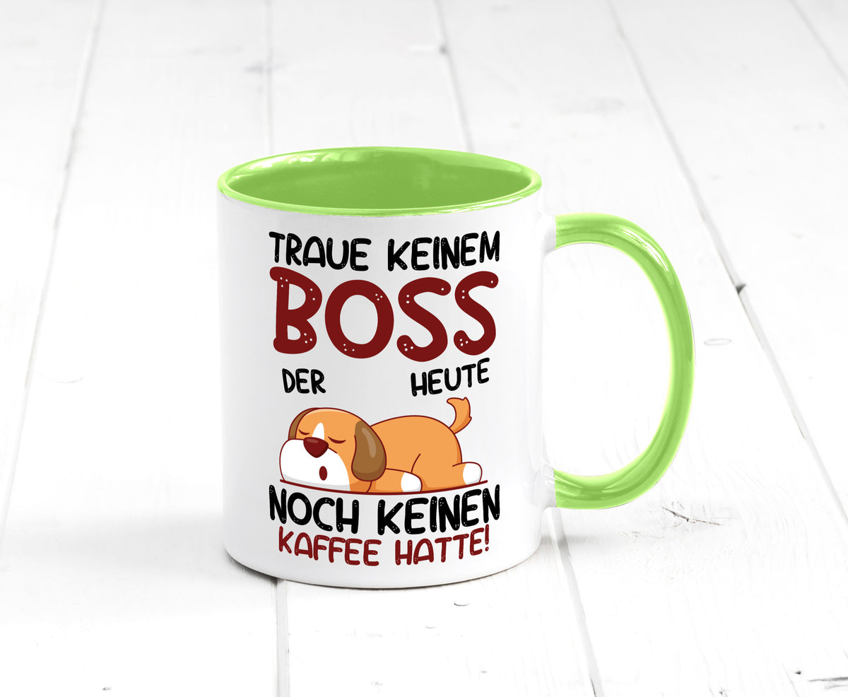 Traue keinem Boss | Führungskraft Vorgesetzter Geschenkidee Humor Tasse