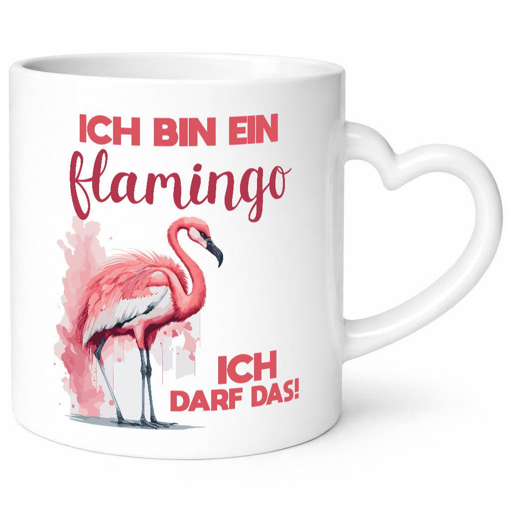 Ich bin ein Flamingo darf das | alles Geschenk Humor Geschenkidee lustiger