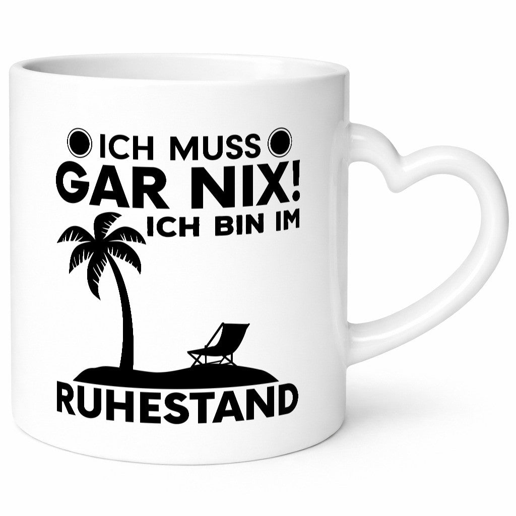 Ich bin im Ruhestand | Rentner Tasse Rente Humor Geschenkidee Jubiläum