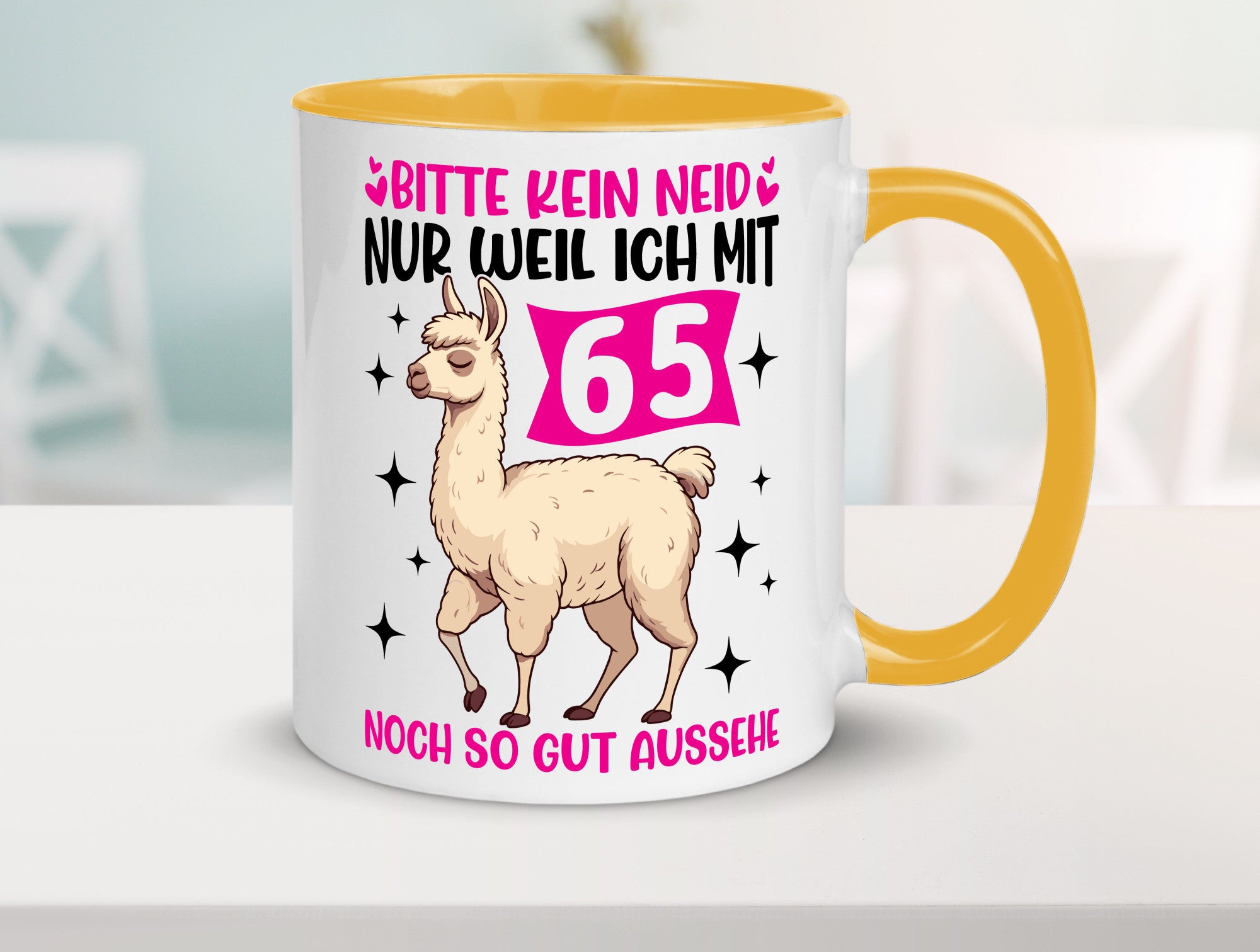 65. Geburtstag | 65 Jahre Lama gut aussehen Geschenkidee Humor Tasse