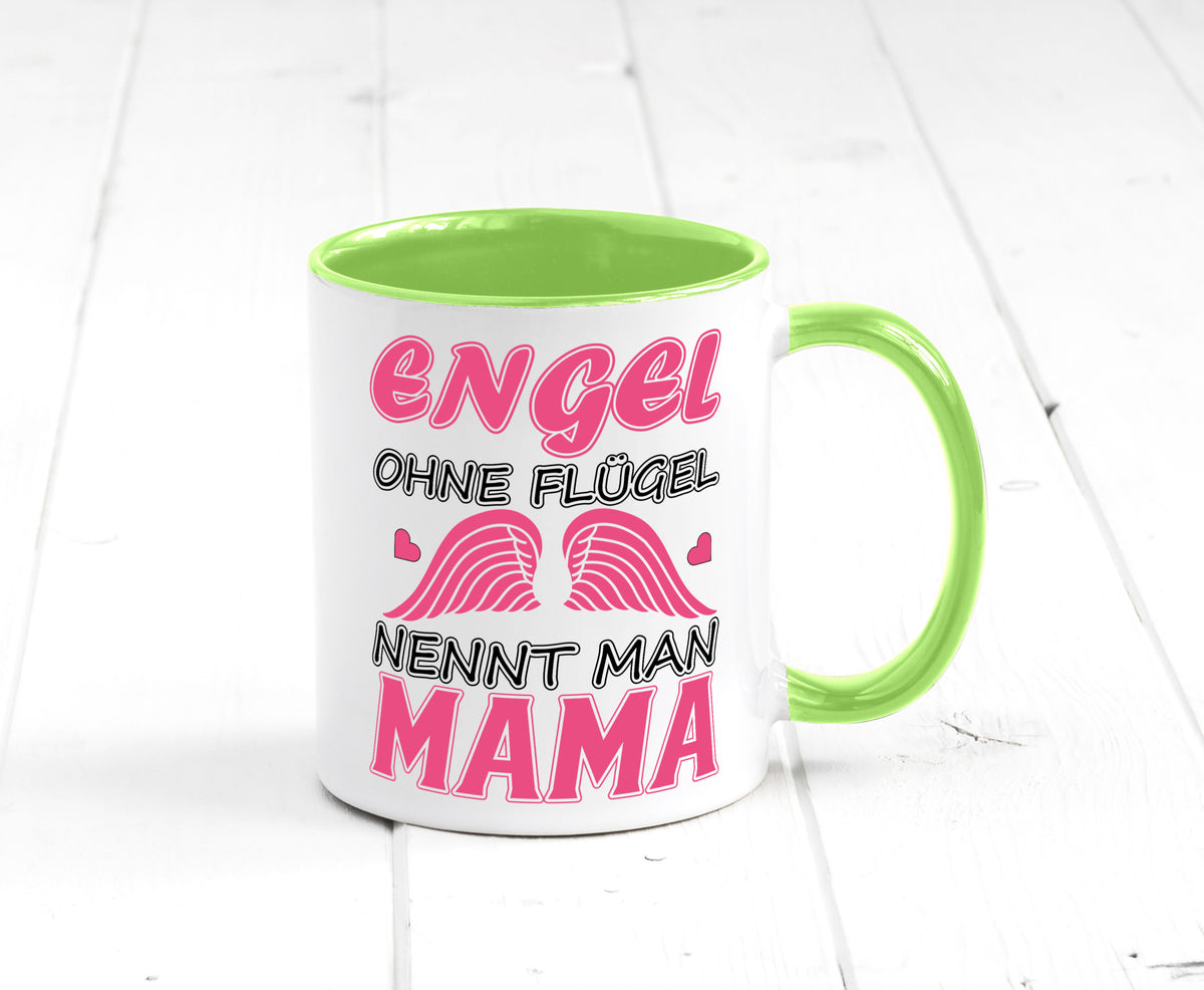 Mama Engel Humor Familie Geschenkidee Tasse