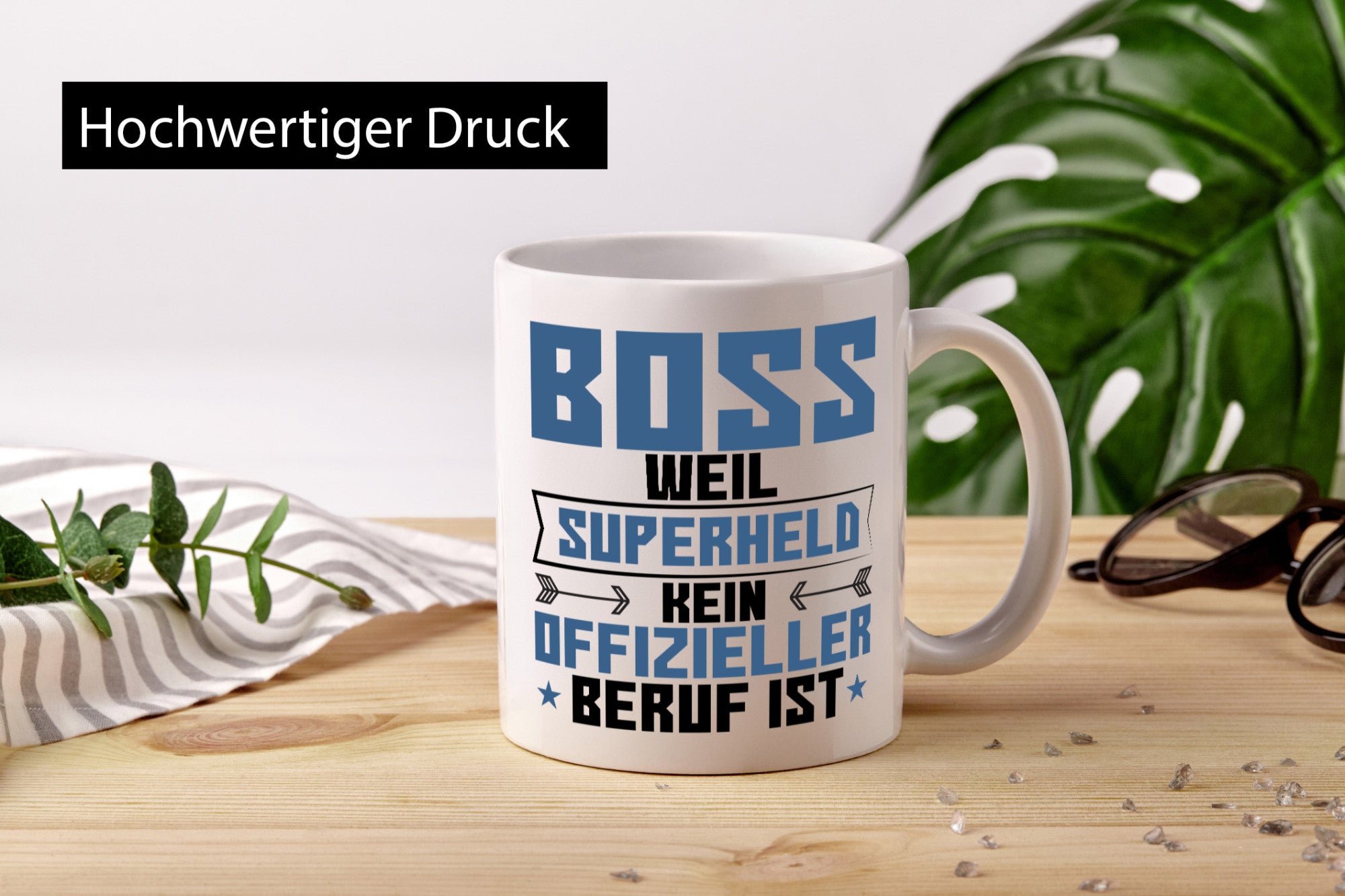Superheld Boss | Führungskraft Vorgesetzter lustiger Spruch Geschenk Humor