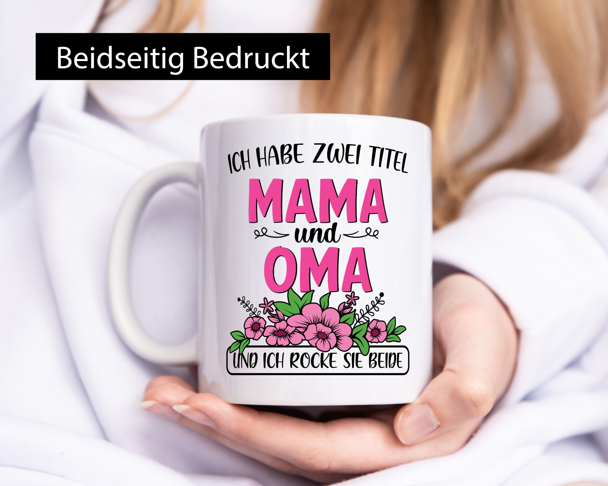 Mama und Oma rocke sie beide | Muttertag lustig Familie Geschenkidee Geschenk