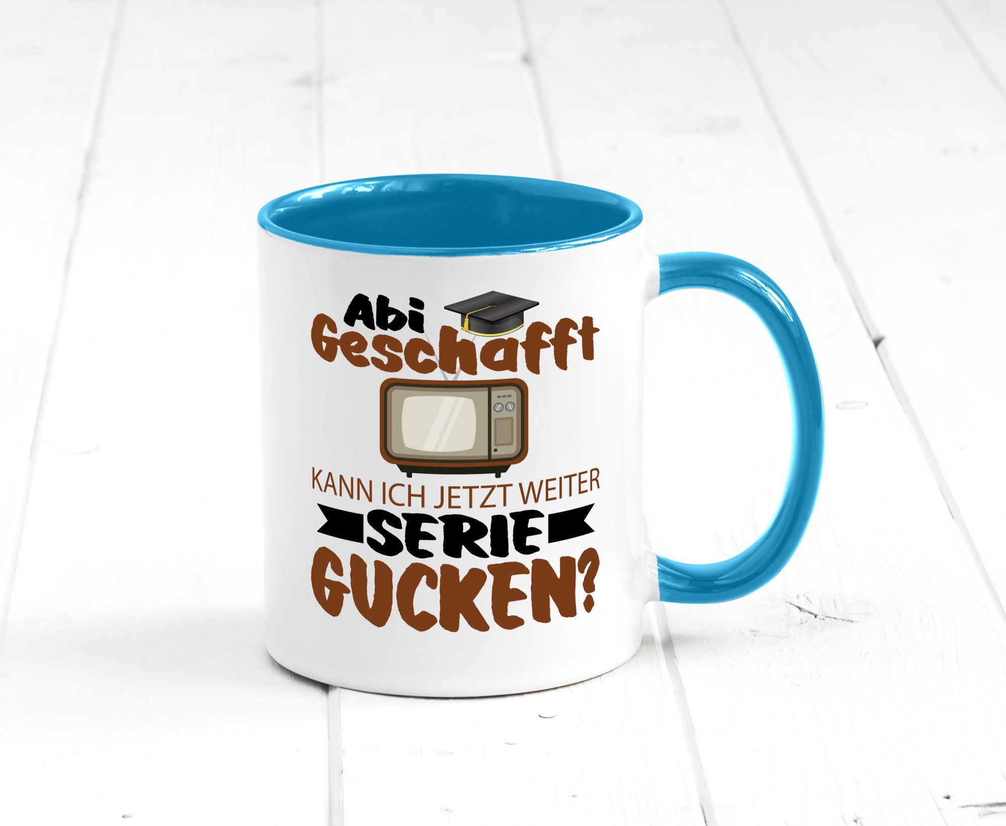 Abi Geschaft | Serie Gucken Bachlor Abitur Geschenk Humor Geschenkidee lustiger