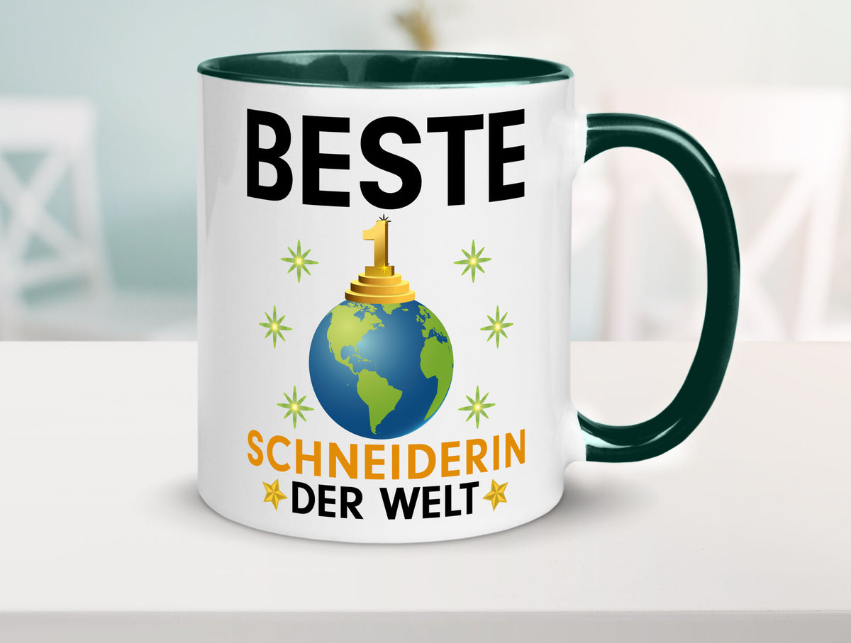 Welt Beste Schneiderin | Beruf Schneiderei lustiger Spruch Geschenk Arbeit Tasse
