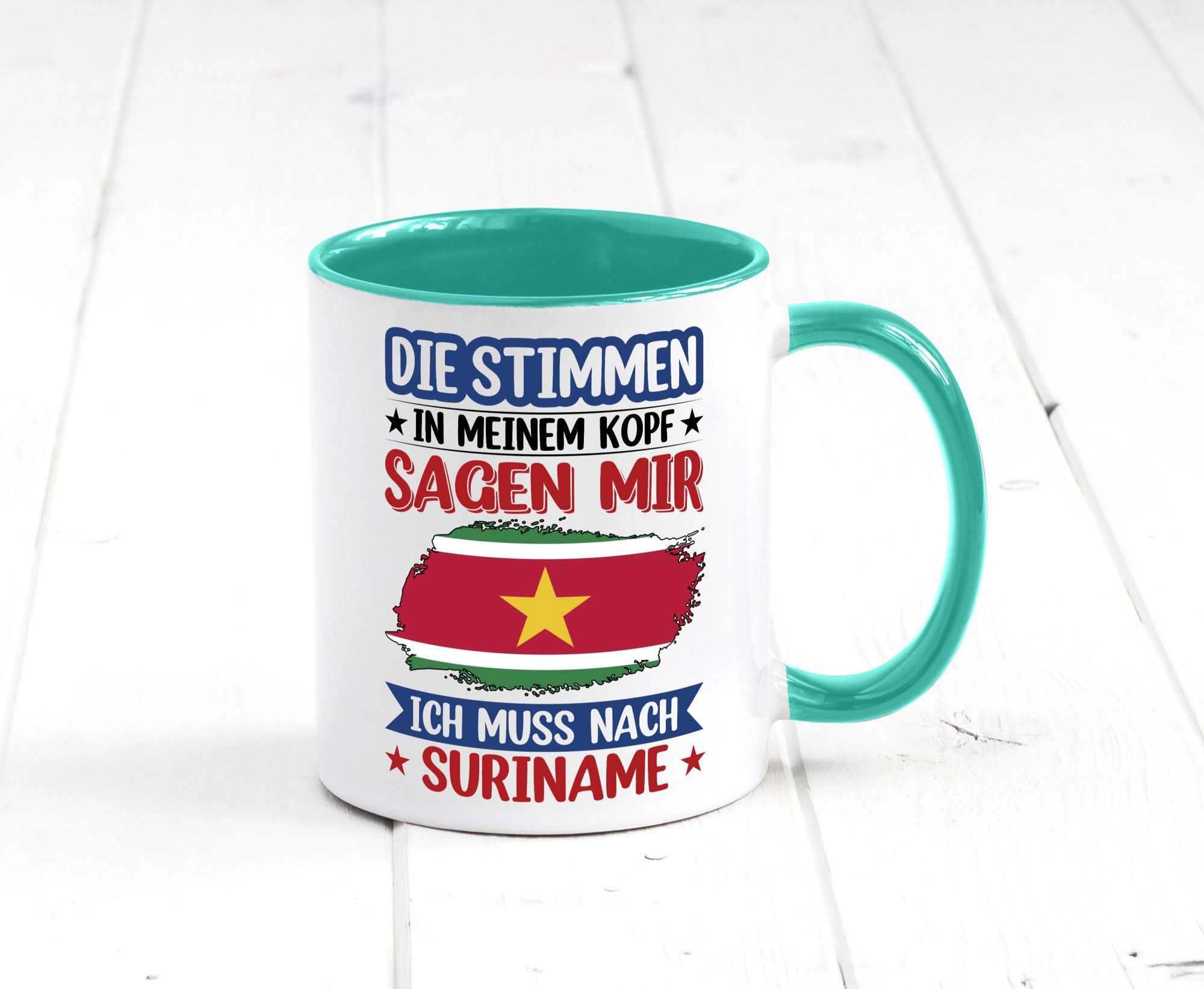 Suriname | Urlaub Stimmen in meinem Kopf Traumland v2 Geschenk Humor