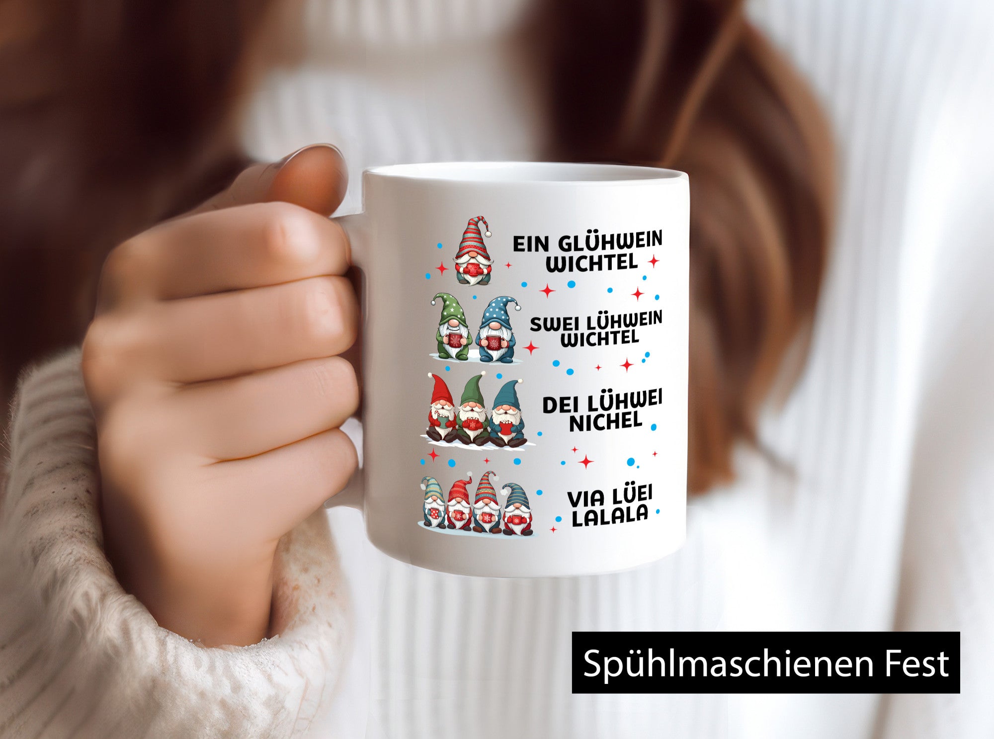 Ein Glühwein wichtel | Swei Weihnachten Geschenkidee Humor Tasse