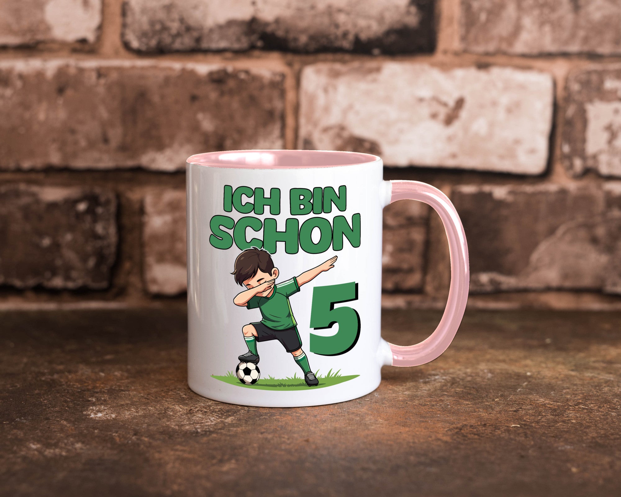 5. Geburtstag | 5 Jahre Fußballer lustiger Spruch Geschenk Geschenkidee Tasse