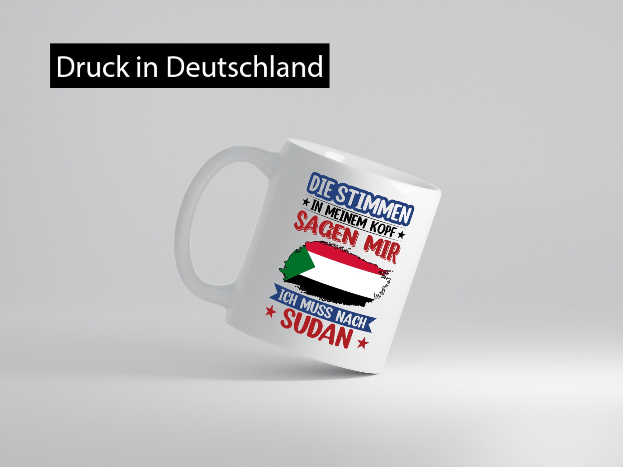 Sudan | Urlaub Stimmen in meinem Kopf Traumland v2 Geschenk Humor Geschenkidee