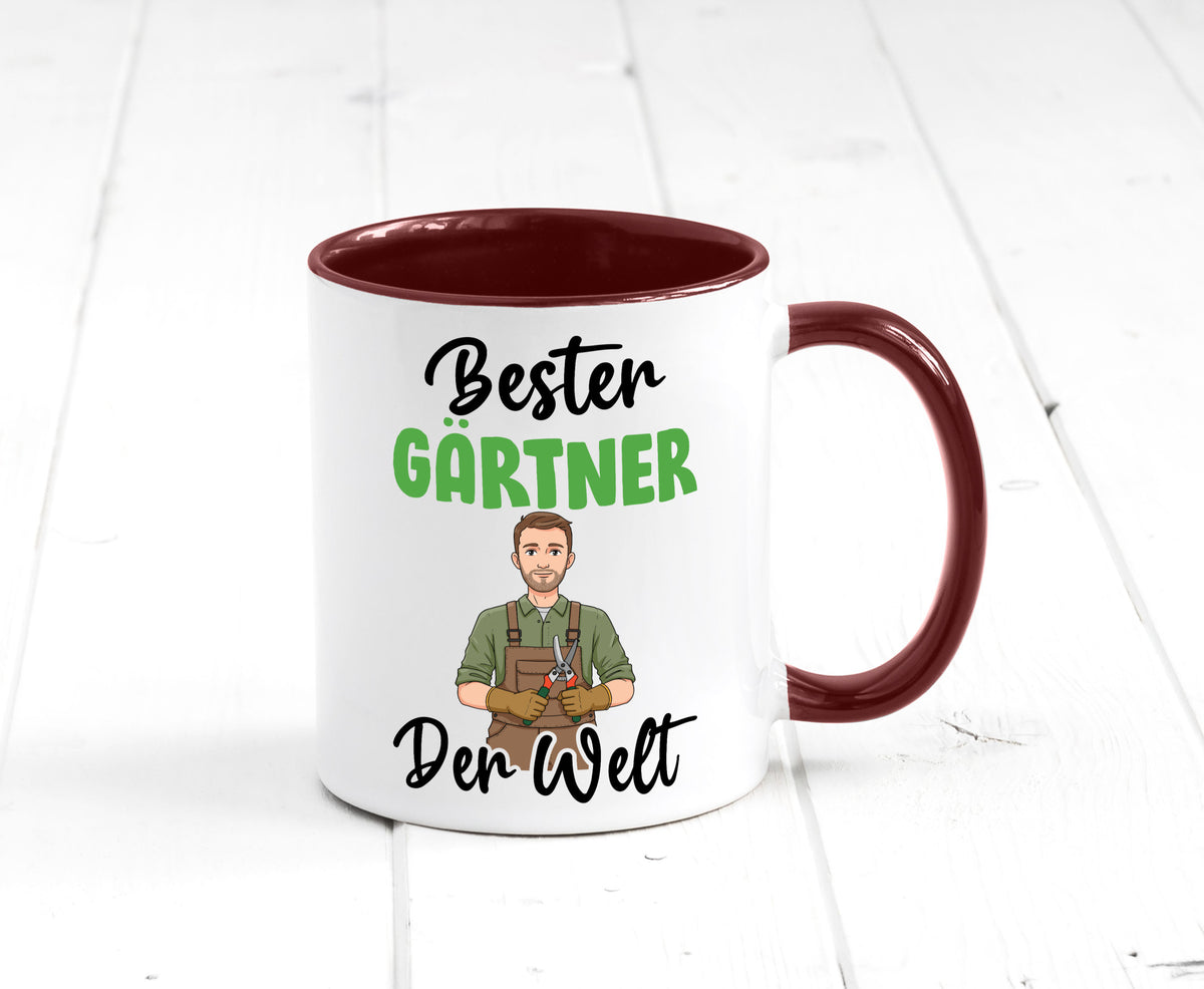 Bester Gärtner | Gartenbau v2 Geschenk Humor Geschenkidee lustiger Spruch Tasse
