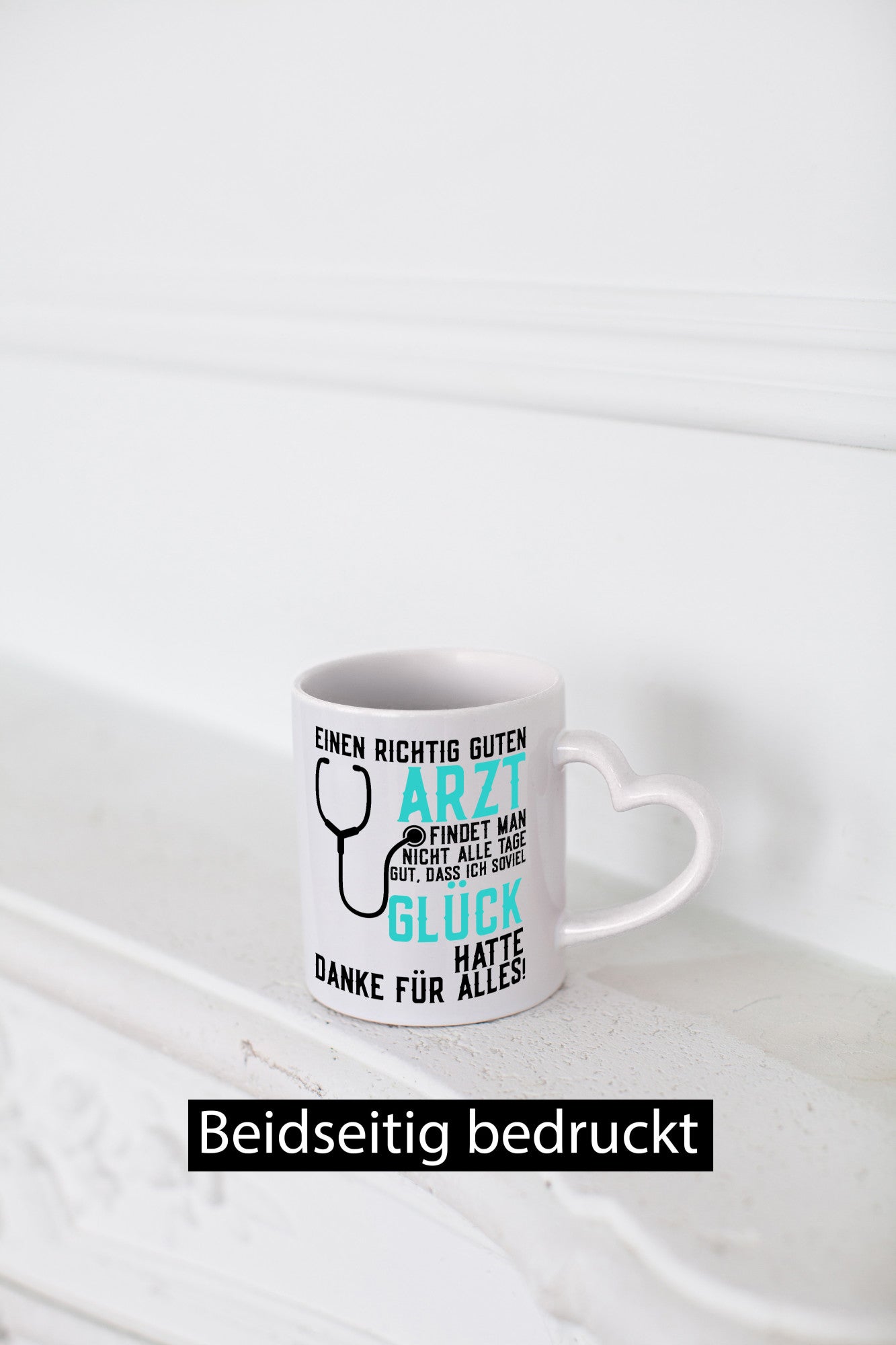 Richtig guter Arzt | Dankeschön Spruch Stethoskop Humor Geschenkidee Tasse