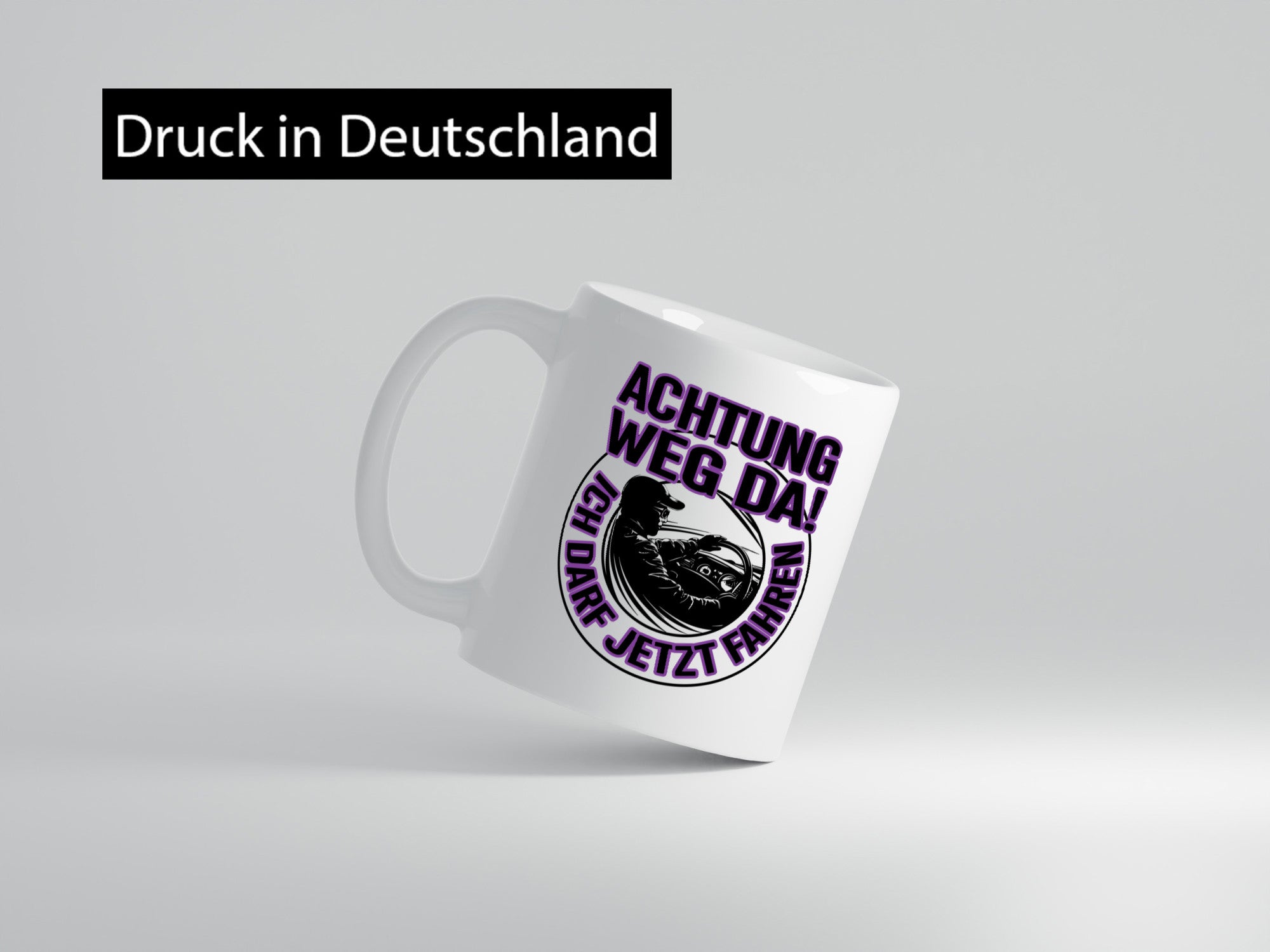 Achtung weg da ich darf jetzt Fahren | Führerschein lustig Humor Geschenkidee