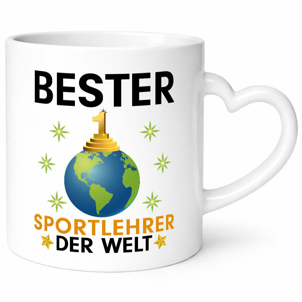Welt Bester Sportlehrer | Lehrer Sport lustig Humor Geschenkidee Geschenk Tasse