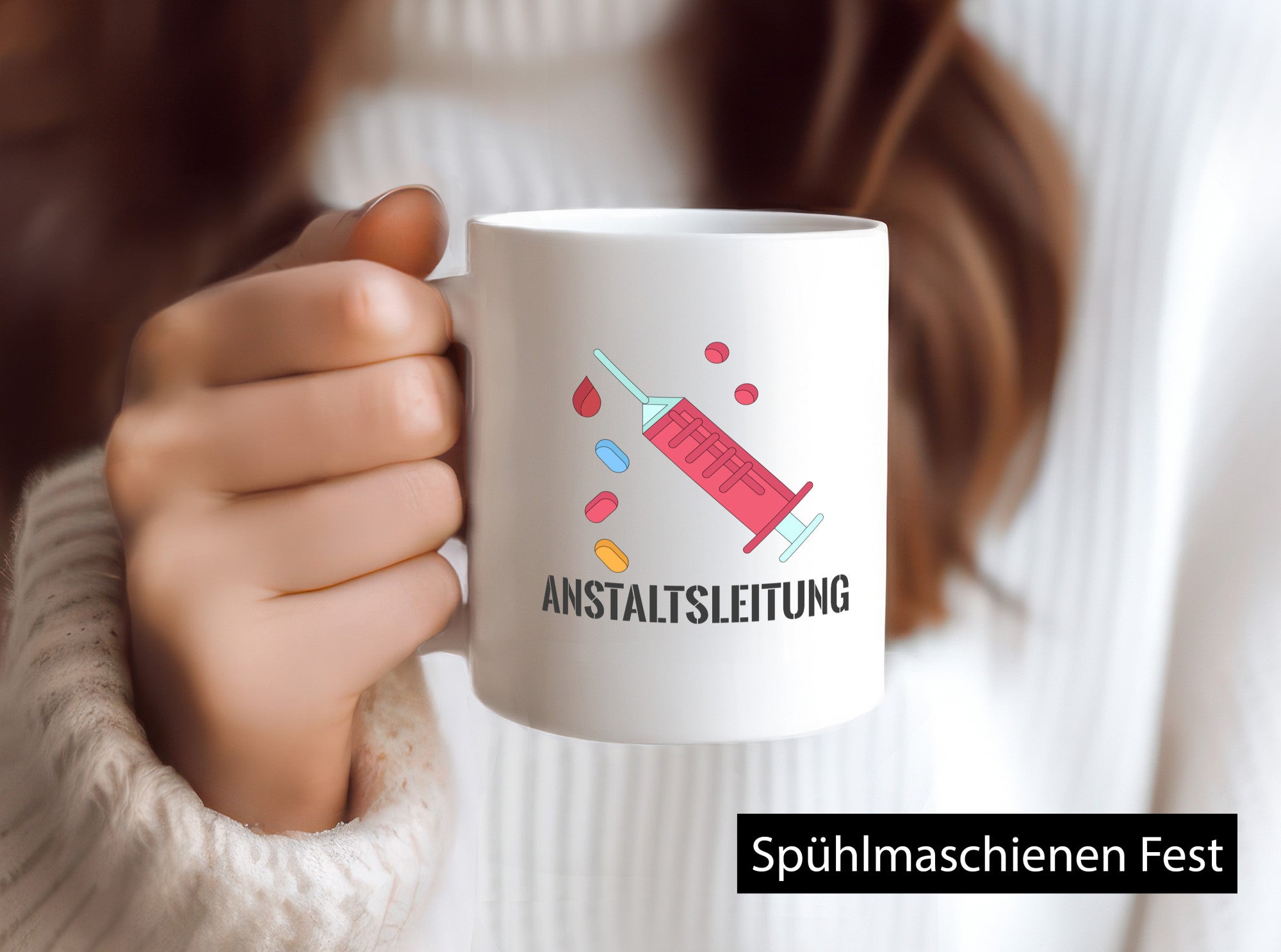 Anstaltsleitung | Krankenschwester Krankenhaus Humor Geschenkidee Tasse