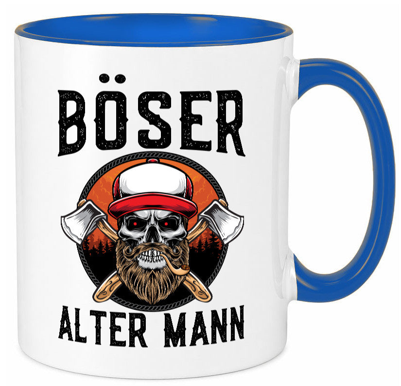 Böser alter Mann Humor Geschenkidee Tasse