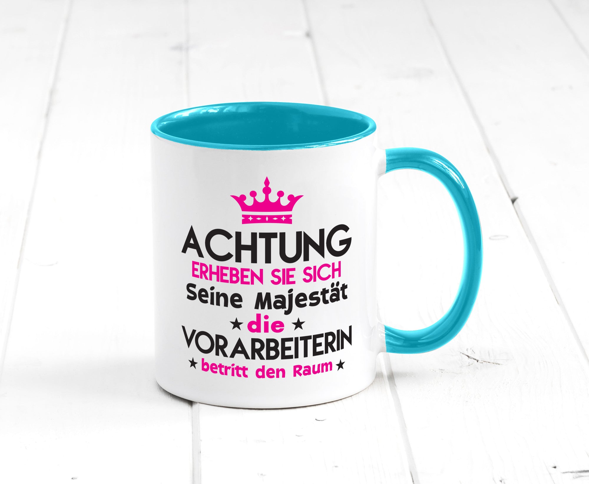 Seine Majestät Vorarbeiterin | Kollegin Teamleiter lustig Arbeit Kollegen Büro