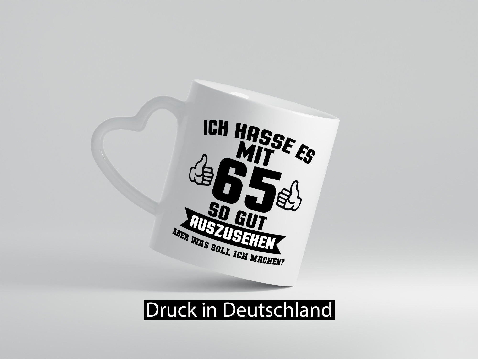 Gut aussehen mit 65 | Zahl Daumen hoch Geschenk Humor Geschenkidee lustiger
