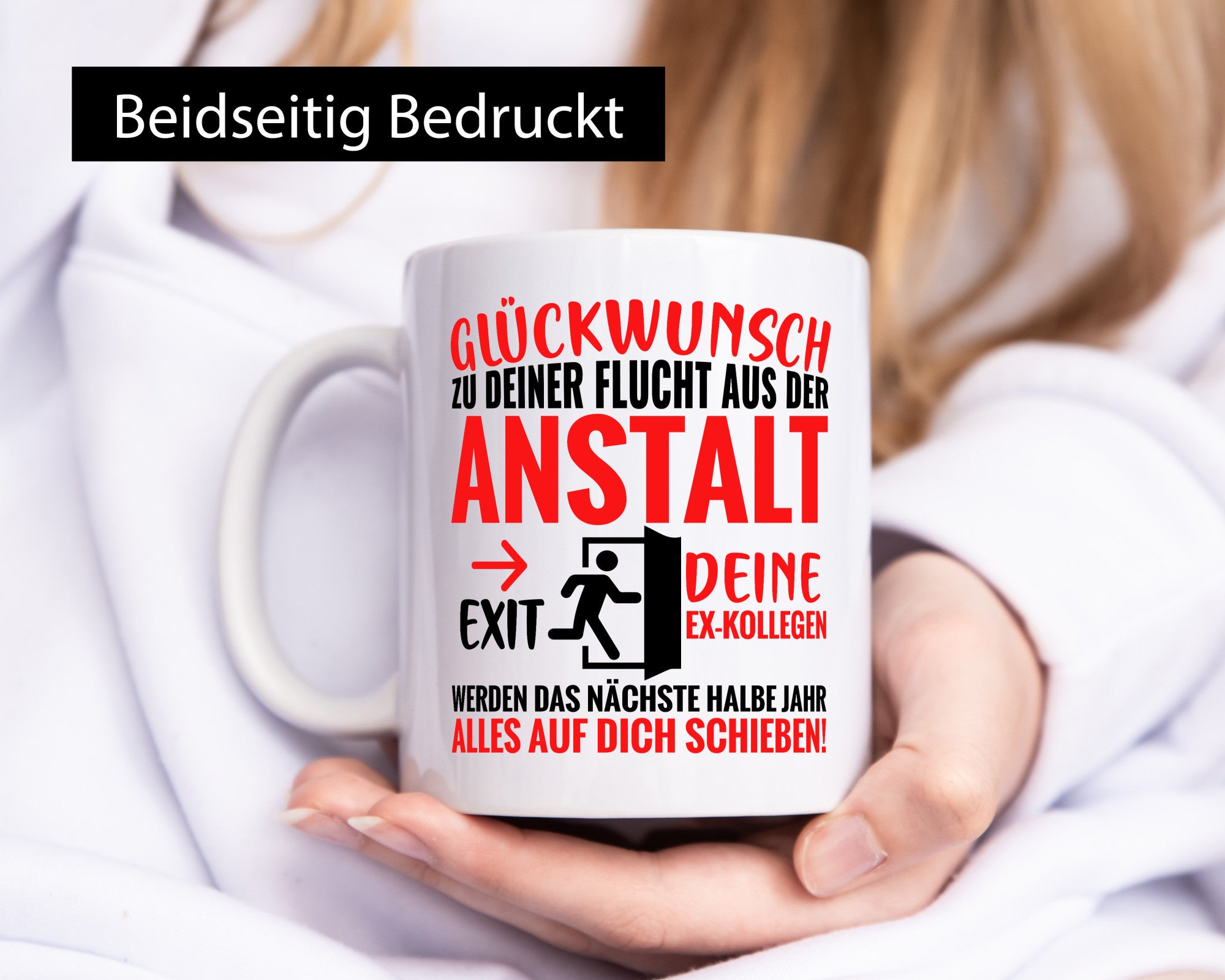 Glückwunsch zur Flucht | Abschied Arbeitskollegen Humor Arbeit Kollegen Büro