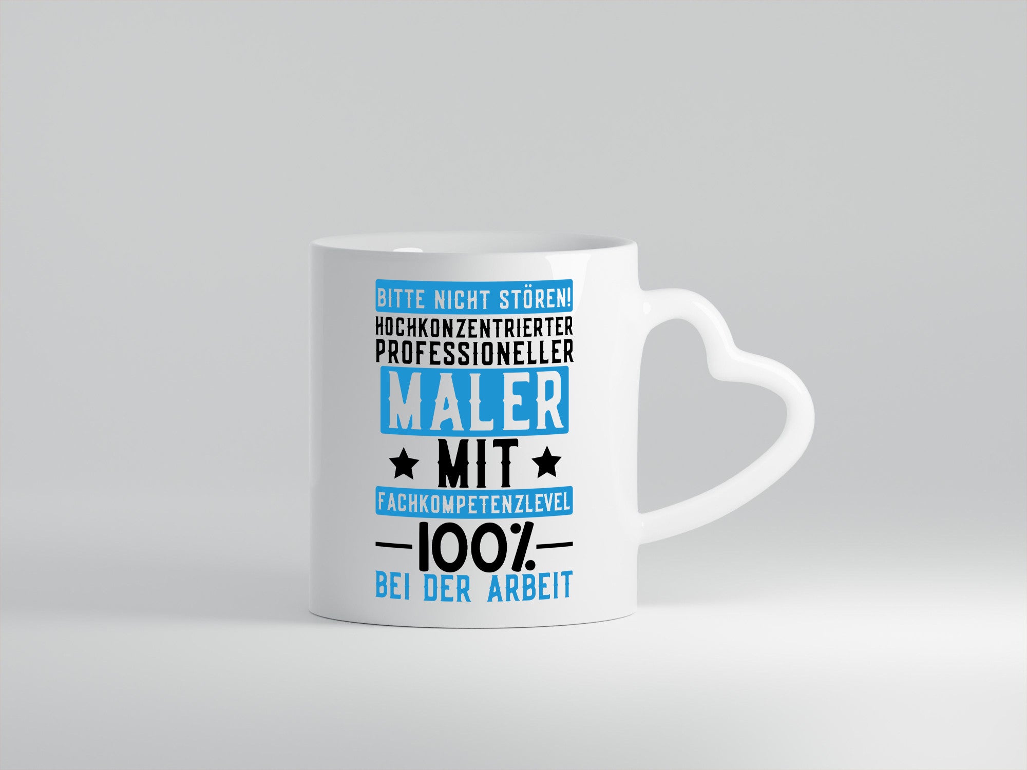 100% bei der Arbeit | Maler Malermeister lustiger Spruch Geschenk Kollegen Büro