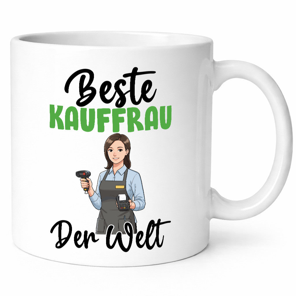 Beste Kauffrau | Kauffrauen v2 Humor Geschenkidee Tasse