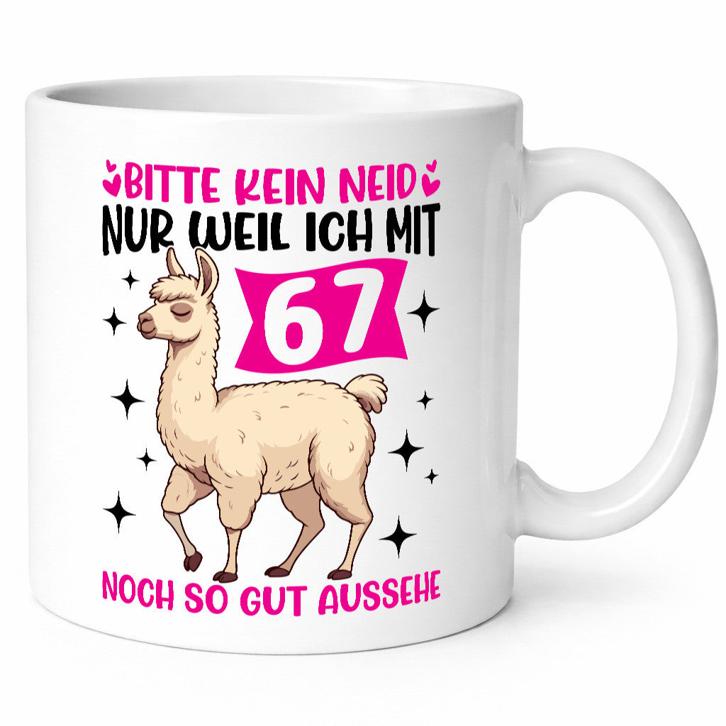 67. Geburtstag | 67 Jahre Lama gut aussehen lustiger Spruch Geschenk