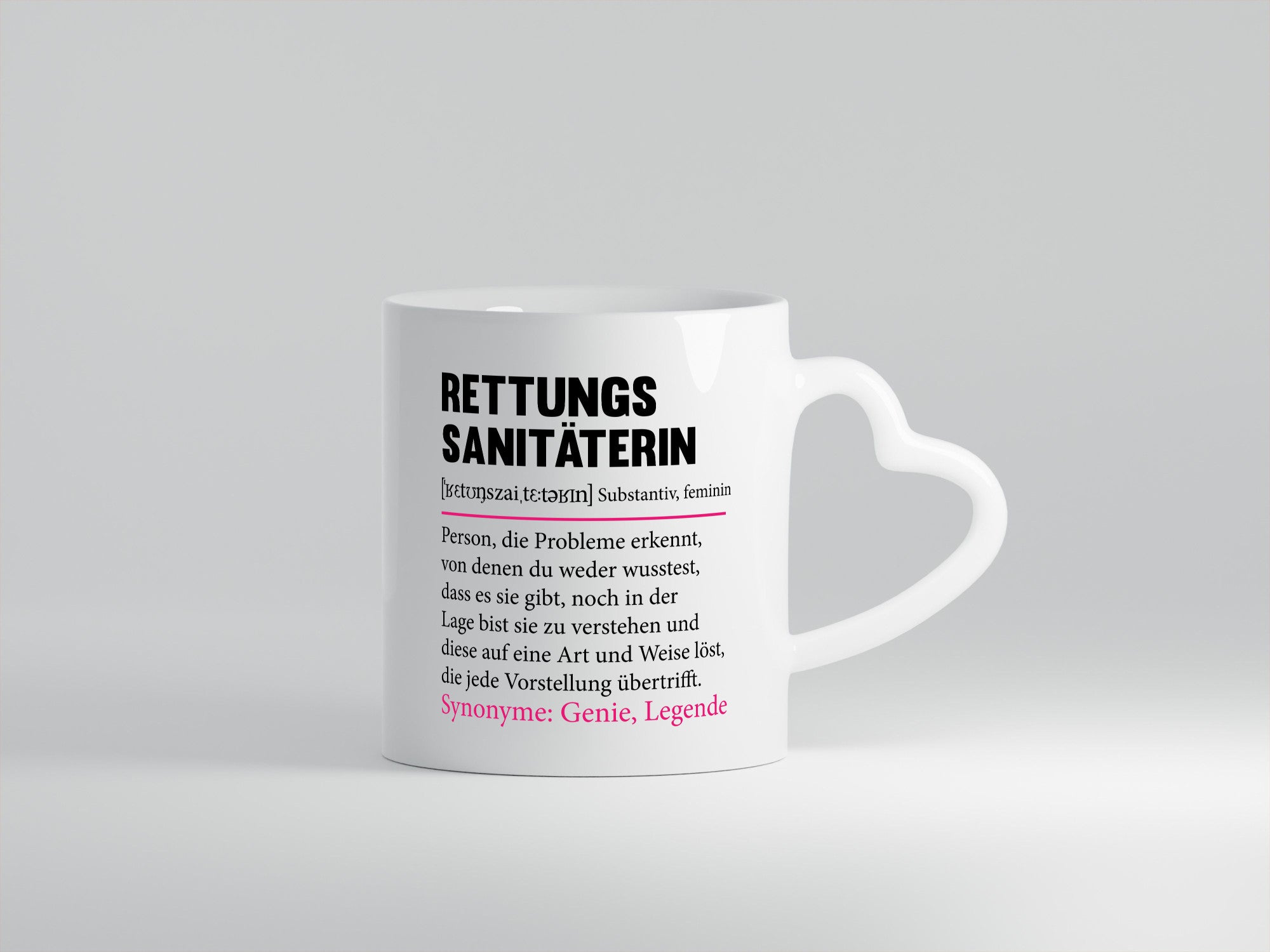 Rettungssanitäterin | Beruf Sanitäter Spruch v2 Humor Arbeit Kollegen Büro