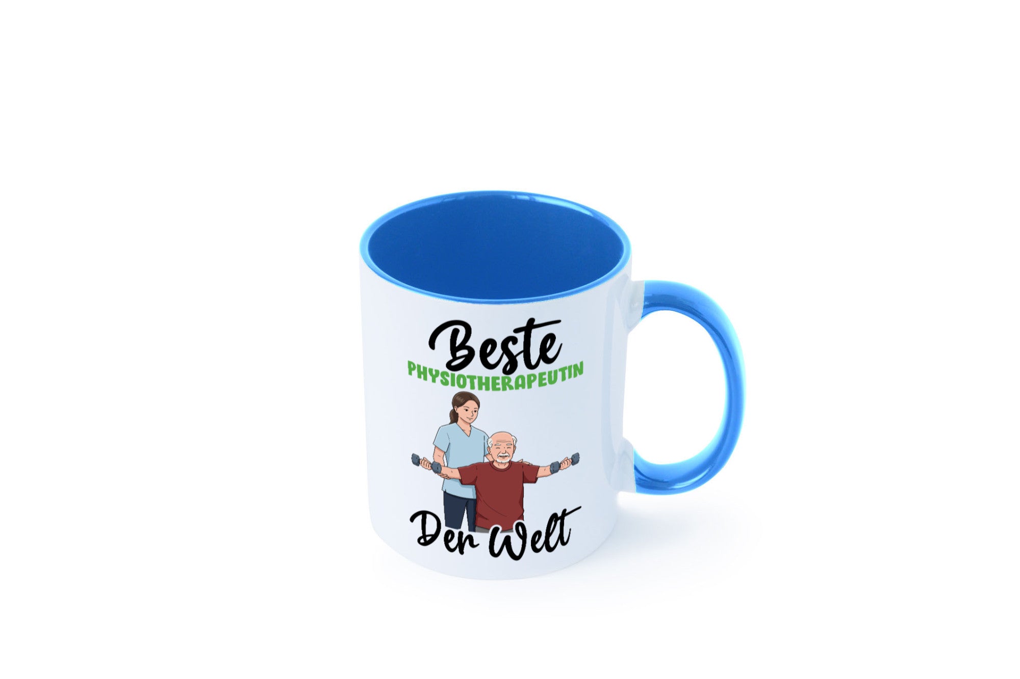 Beste Physiotherapeutin v3 lustig Humor Geschenkidee Geschenk Tasse