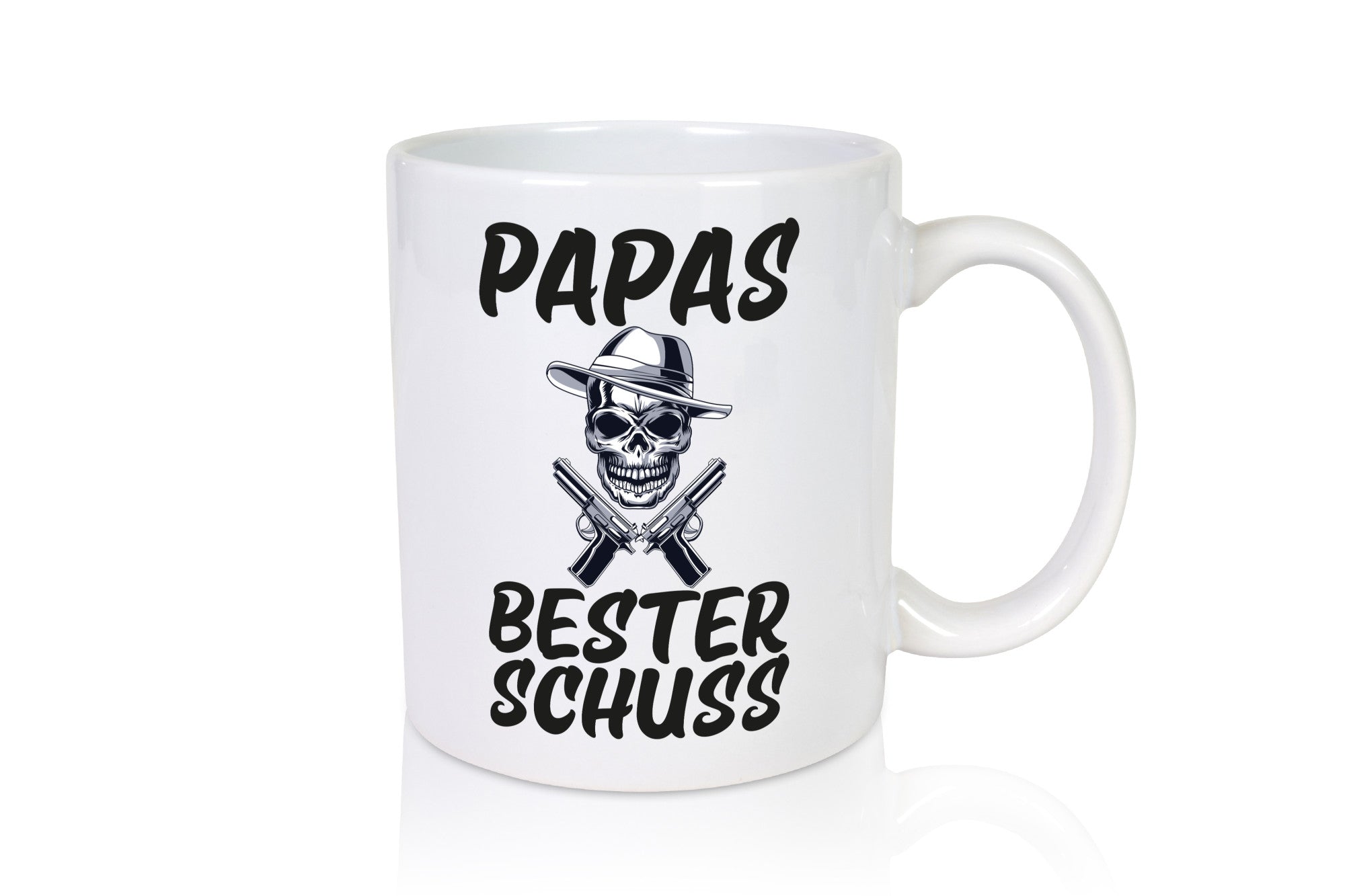 Papas bester schuss | Vatertag Papa der Welt Humor Familie Geschenkidee Tasse